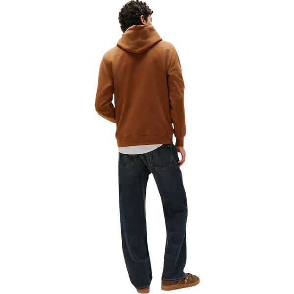 Ανδρικό Φούτερ Tommy Jeans Reg Linear Logo Hoodie Ext Pecan Nut Multi DM0DM20746-GVP