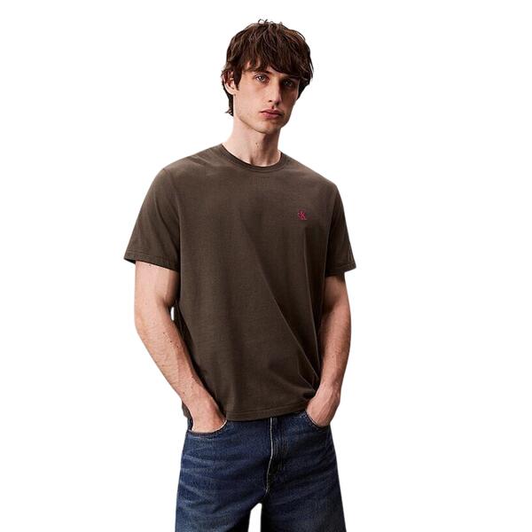 Ανδρικό T-Shirt Calvin Klein Ss Monogram 20S Easy Tee Beluga LV04RC275G-PAR