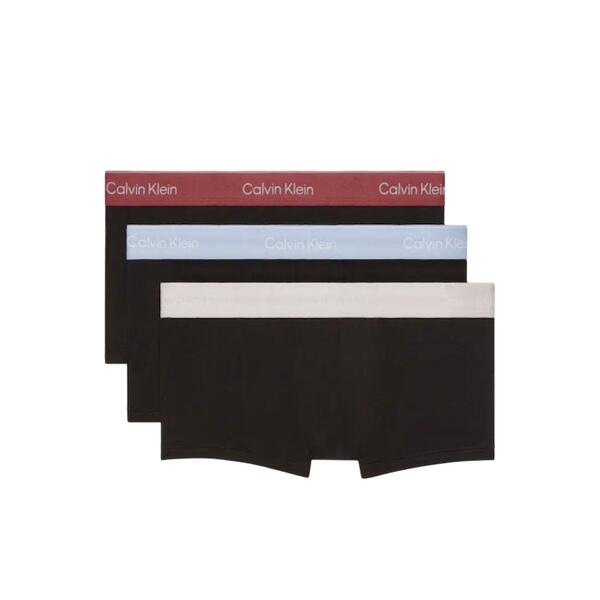 Aνδρικά Εσώρουχα Calvin Klein Low Rise Trunk 3pk Black W Dtm WBb Black Bodies w/ Fall Berry/Frozen F LV00NB4389-2VA