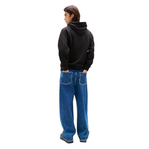 Ανδρικό Φούτερ Tommy Jeans Reg Linear Logo Hoodie Ext Black Multi DM0DM20746-0GK