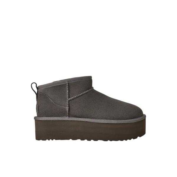Γυναικεία Μποτάκια Ugg Classic Ultra Mini Platform Charcoal 1135092-CHRC
