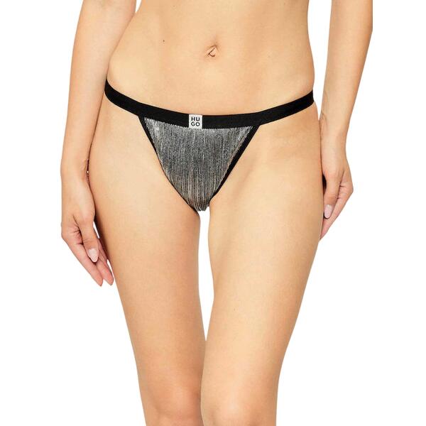 Γυναικείο Εσώρουχο Hugo String Plisse Silver 50549896-040