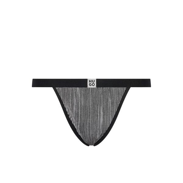 Γυναικείο Εσώρουχο Hugo String Plisse Silver 50549896-040