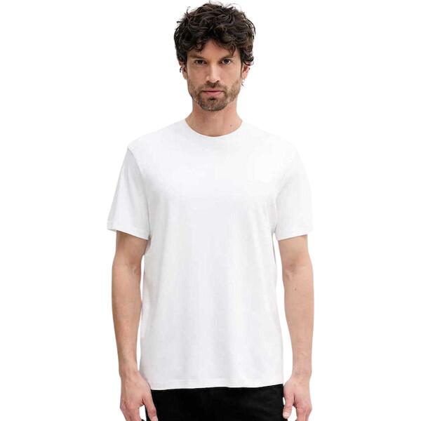 Ανδρικό Τ-Shirt Calvin Klein Ss Supima Chest Emb Crewneck Tee Bright White LV04LB275G-YAF