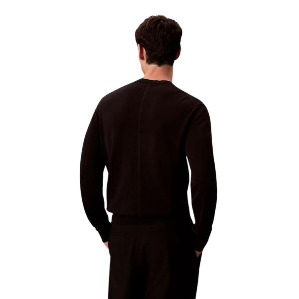 Ανδρικό Πουλόβερ Calvin Klein Ls Supima Cotton Crewnk Black LV040BM343-UB1