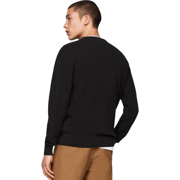 Ανδρικό Πουλόβερ Tommy Hilfiger Essential Structure Crew Neck Black MW0MW36347-BDS