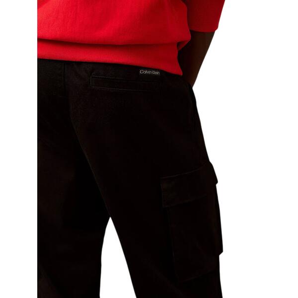 Ανδρικό Παντελόνι Calvin Klein Co Pull On Straight Cargo Pant Black LV040EM616-UB1