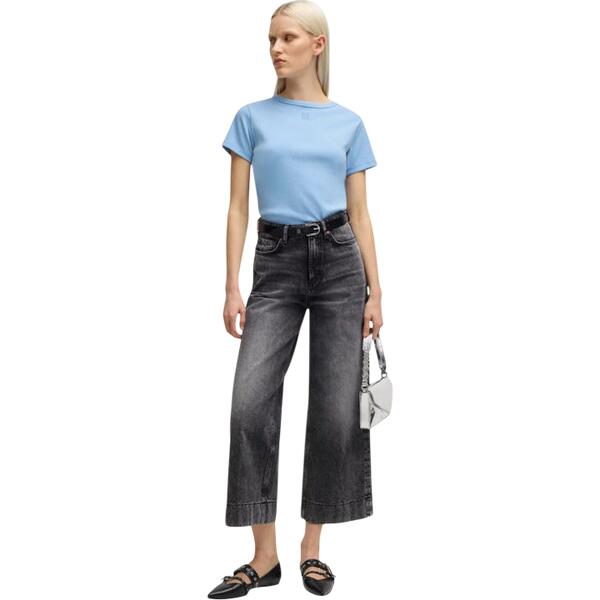 Γυναικείο T-shirt Hugo Damacia 3 Light Pastel Blue 50535491-452