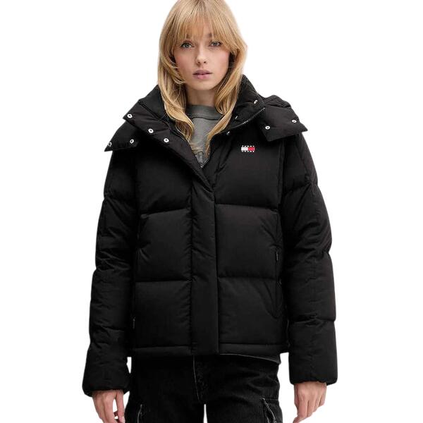 Γυναικείο Μπουφάν Tommy Jeans Alaska Grid Down Jacket Ext Black DW0DW21623-BDS