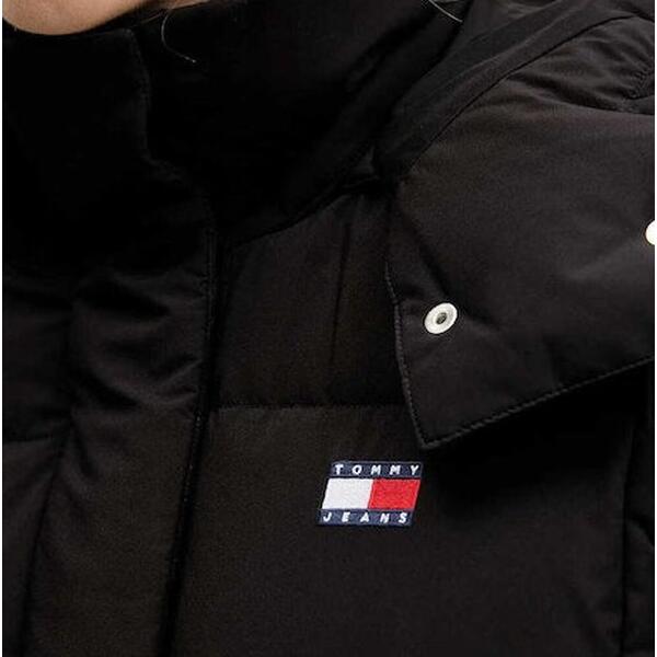 Γυναικείο Μπουφάν Tommy Jeans Alaska Grid Down Jacket Ext Black DW0DW21623-BDS