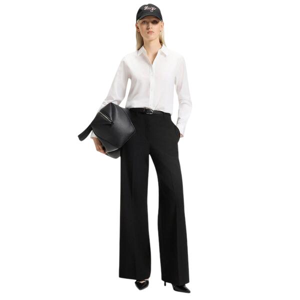 Γυναικείο Παντελόνι Hugo Hasmina Black 50542647-001