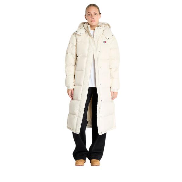 Γυναικείο Μπουφάν Tommy Jeans Alaska Long Puffer Ext Newsprint DW0DW18860-ACG