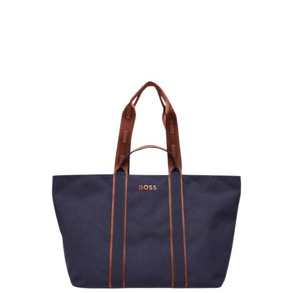 Γυναικεία Τσάντα Ώμου Boss Palmah Tote Open Navy 50546461-418