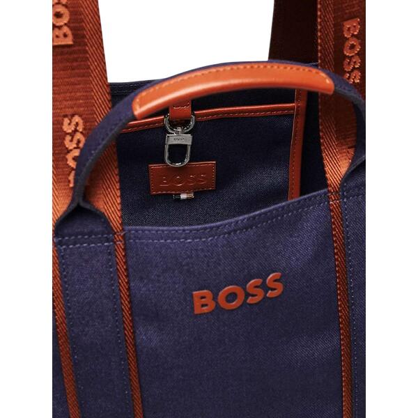 Γυναικεία Τσάντα Ώμου Boss Palmah Tote Open Navy 50546461-418