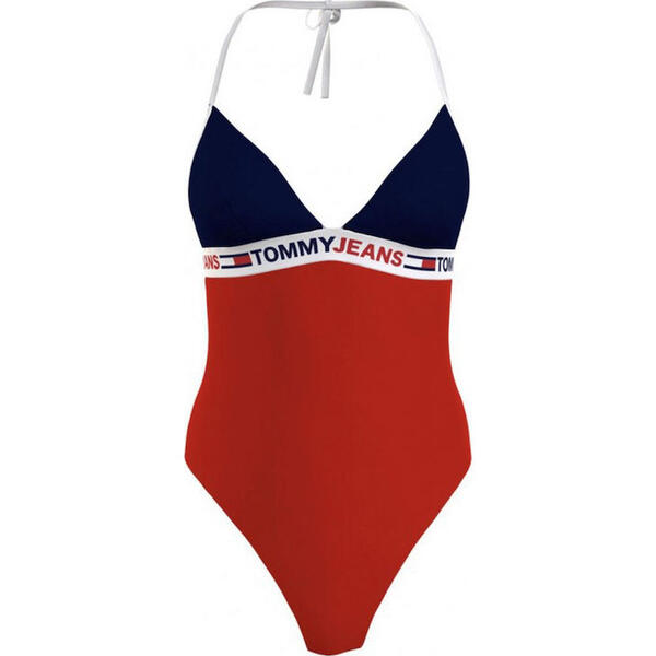 Γυναικείο Μαγιό Tommy Hilfiger Triangle One Piece Rp Desert Sky UW0UW03706-DW5