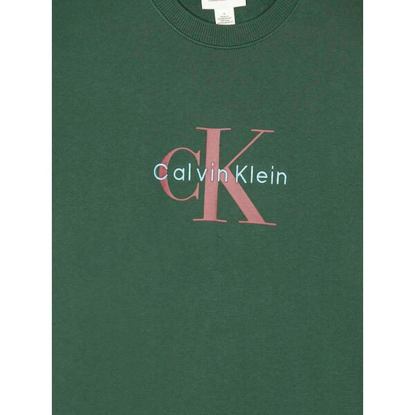Ανδρικό Φούτερ Calvin Klein Ls Eu 350 Terry Monologo Cn Swtsh Sycamore LV04RD242G-LLG