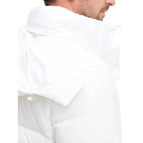 Ανδρικό Μπουφάν Calvin Klein Ls Nyln Zp Off Hd Dw Bright White LV04RC518G-YAF