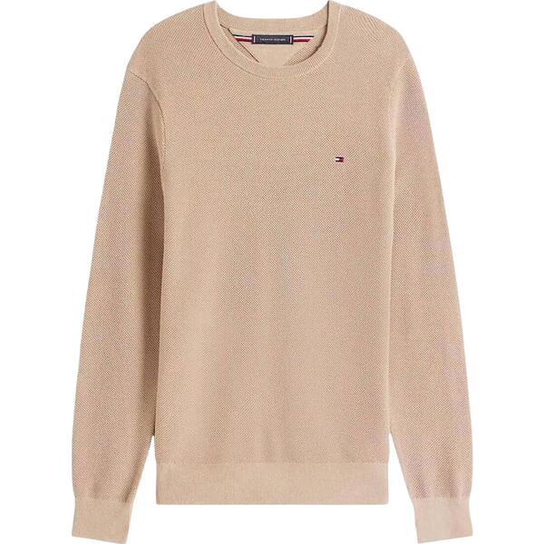 Ανδρικό Πουλόβερ Tommy Hilfiger Essential Structure Crew Neck Coastal Taupe MW0MW36347-AFE