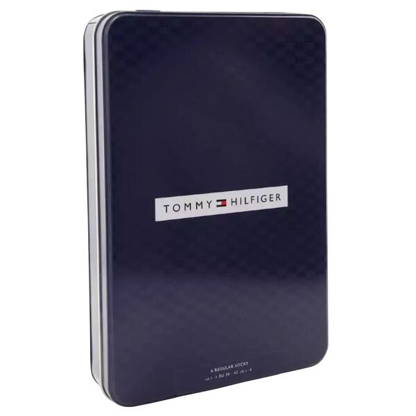 Ανδρικές Κάλτσες Tommy Hilfiger Sock 6p Tin Giftbox Birdeye NAVY 701235373-001