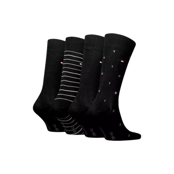 Ανδρικές Κάλτσες Tommy Hilfiger  Sock 4P Tin Giftbox Black 701235375-002