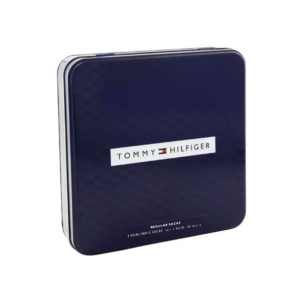 Ανδρικές Κάλτσες Tommy Hilfiger  Sock 4P Tin Giftbox Black 701235375-002