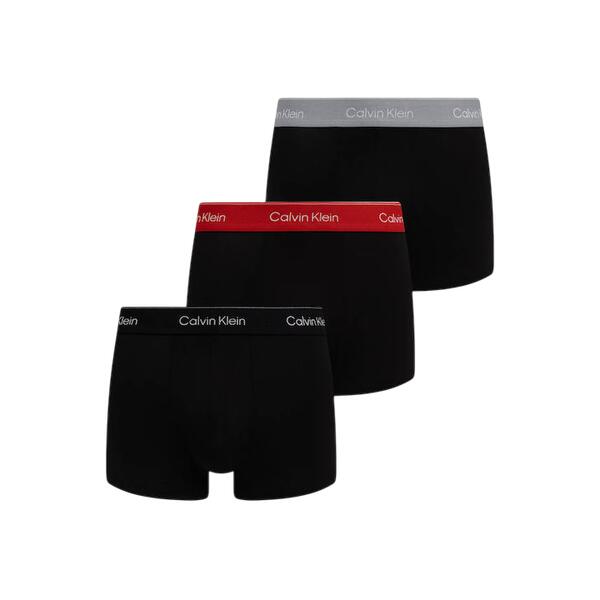 Ανδρικά Εσώρουχα Calvin Klein Low Rise Trunk 3pk Black w/ Adrenaline Rush WB/Black w LV00NB4389-0AZ