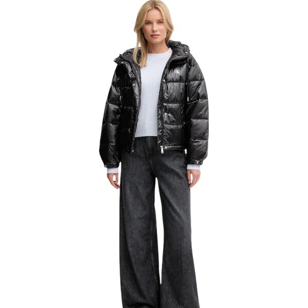 Γυναικείο Μπουφάν Calvin Klein Shine Puffer Jacket Black LV047D505G-UB1
