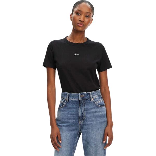 Γυναικείο T-shirt Boss C Elogo 5 s Black 50547547-001