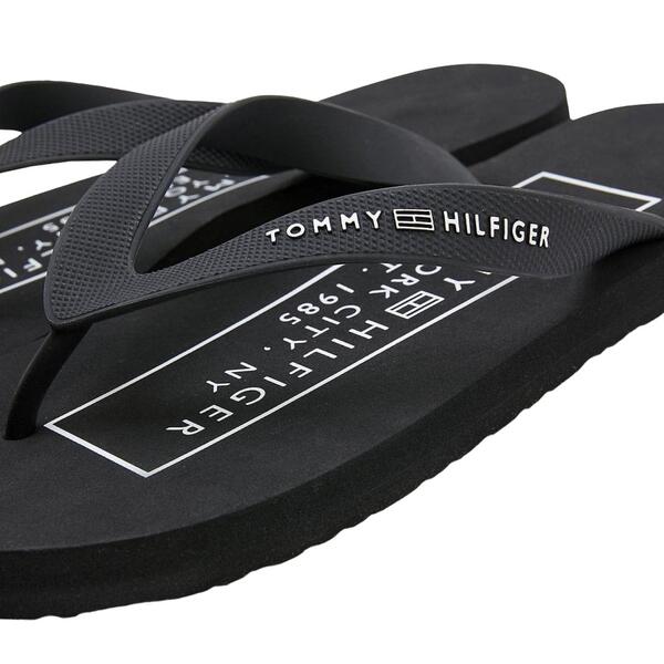 Ανδρικές Σαγιονάρες Tommy Hilfiger Rubber Beach Sandal Black FM0FM04468-BDS