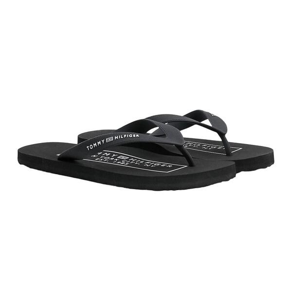 Ανδρικές Σαγιονάρες Tommy Hilfiger Rubber Beach Sandal Black FM0FM04468-BDS
