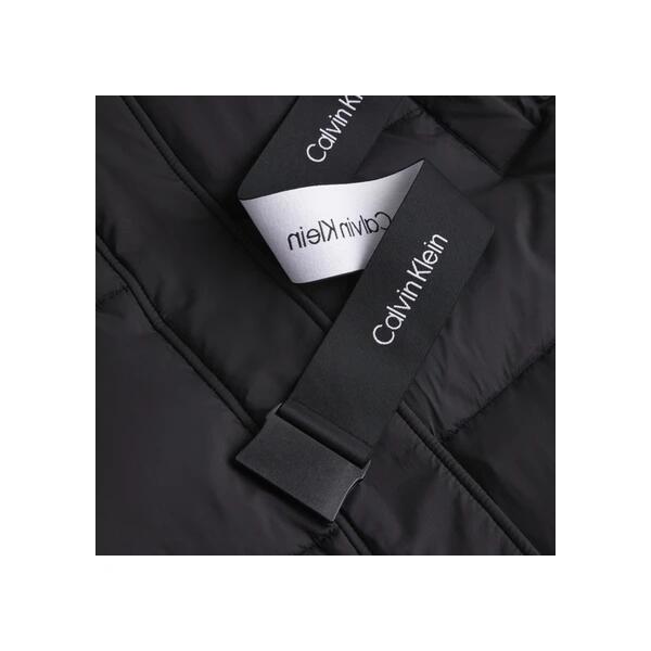 Γυναικείο Μπουφάν Calvin Klein Logo Belt Long Puffer Black J20J224122-BEH