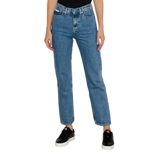 Γυναικείο Jean Calvin Klein High Rise Straight Denim Medium J20J224996-1A432