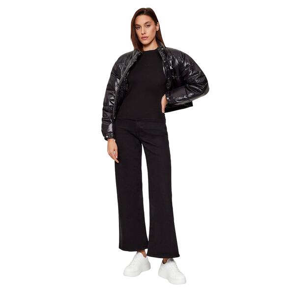 Γυναικείο Jean Calvin Klein Ultra High Wide Leg True Black LV047D907G-VLIRG