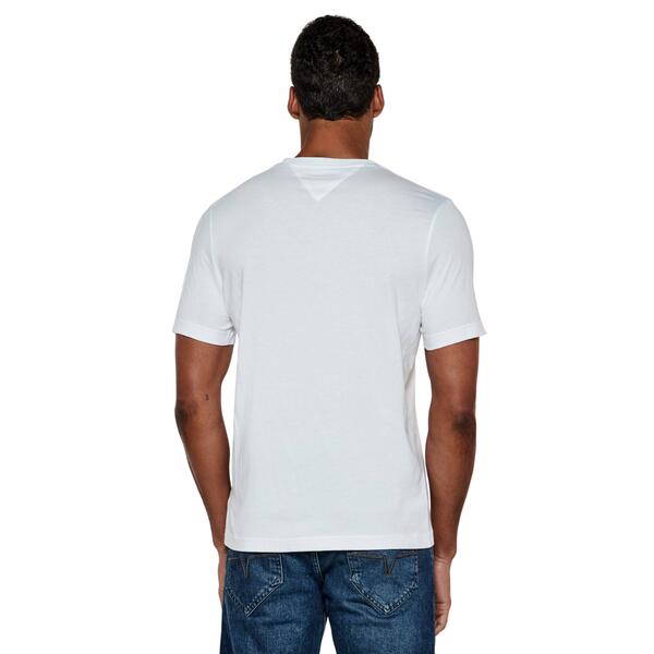 Αντρικό T-shirt Tommy Hilfiger Monotype Printed Label White MW0MW37454-YBR