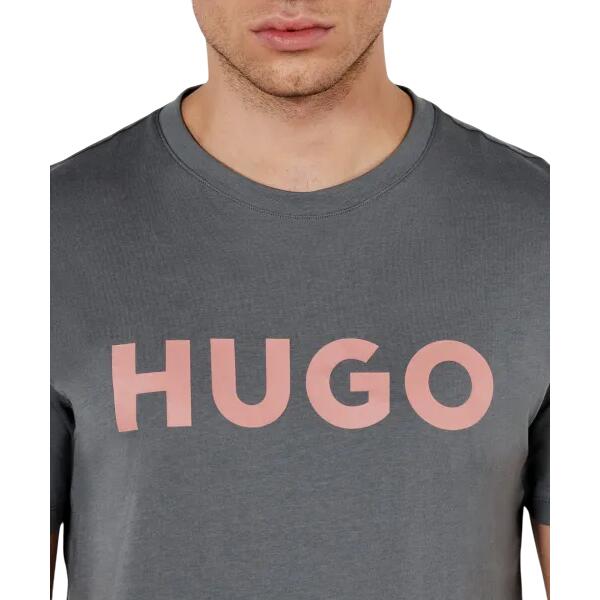 Ανδρικό T-shirt Hugo Dulivio Open Grey 50467556-086
