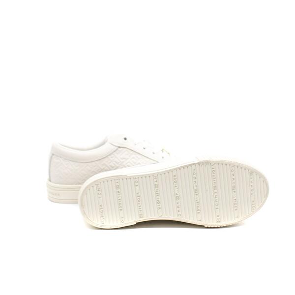 Γυναικεία Sneakers Tommy Hilfiger Th Moogram Leather Ecru FW0FW06858-YBL Γυναικεία Sneakers Tommy Hilfiger Th Moogram Leather Ecru FW0FW06858-YBL
