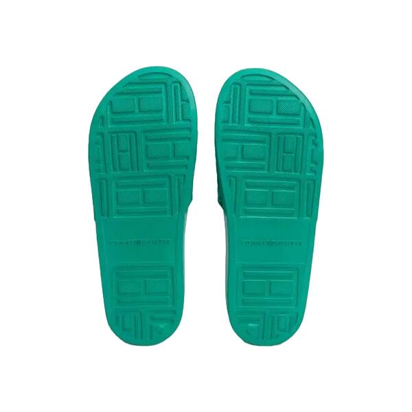 Γυναικείες Παντόφλες Tommy Hilfiger Th Monogram Pool Slide Olympic Green FW0FW06987-L4B