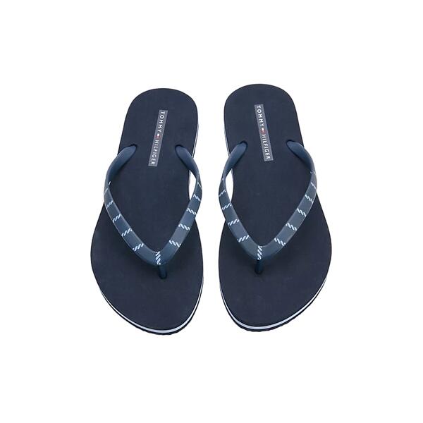 Γυναικείες Σαγιονάρες Tommy Hilfiger Tommy Essential Beach Sandal Space Blue FW0FW07141-DW6