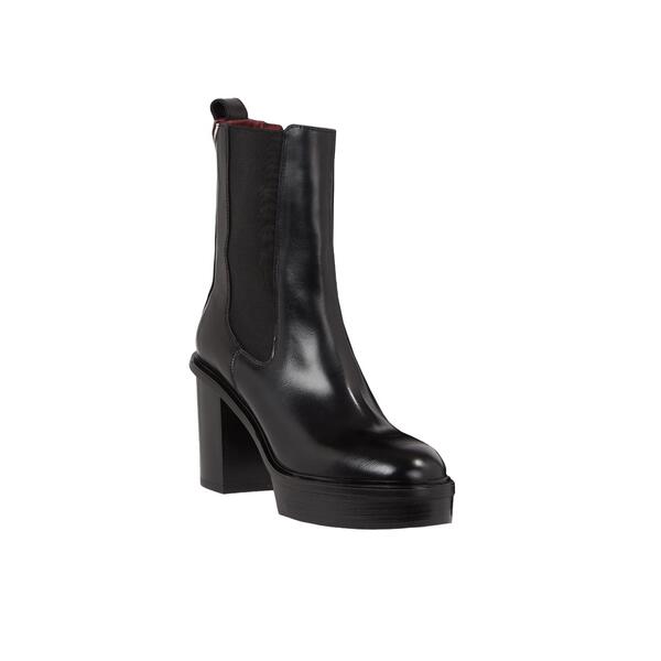 Γυναικεία Μποτάκια Tommy Hilfiger Elevated Plateau Chelsea Bootie Black FW0FW07542-BDS
