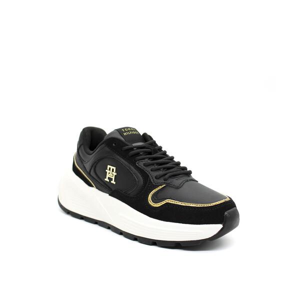 Γυναικεία Sneakers Tommy Hilfiger Chunky Fashion Runner Black FW0FW08129-BDS