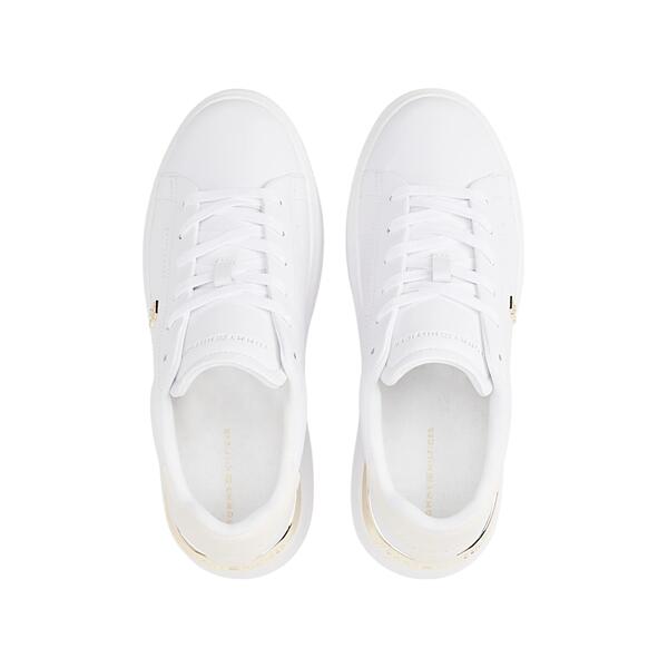Γυναικεία Sneakers Tommy Hilfiger Th Fashion Coyrt Sneaker White FW0FW08631-YBS
