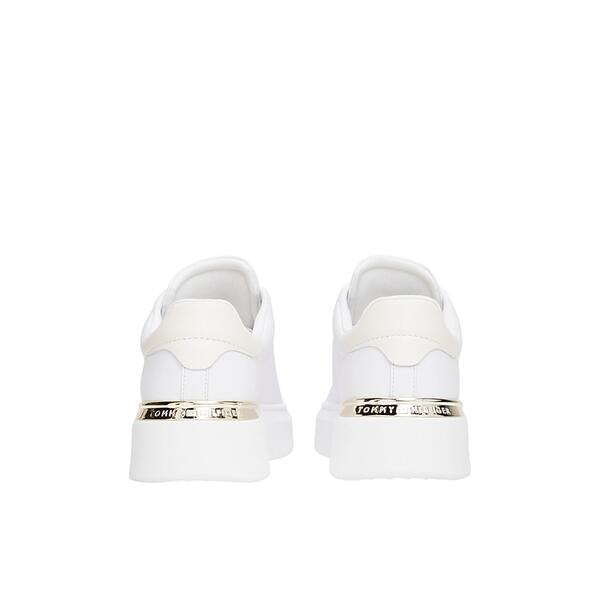 Γυναικεία Sneakers Tommy Hilfiger Th Fashion Coyrt Sneaker White FW0FW08631-YBS