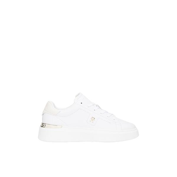 Γυναικεία Sneakers Tommy Hilfiger Th Fashion Coyrt Sneaker White FW0FW08631-YBS