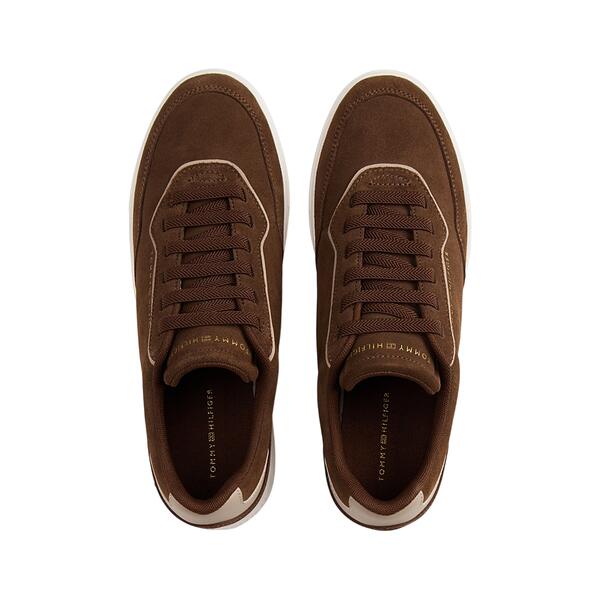 Γυναικεία Sneakers Tommy Hilfiger Casual Suede Sneaker Legacy Brown FW0FW09050-GV0