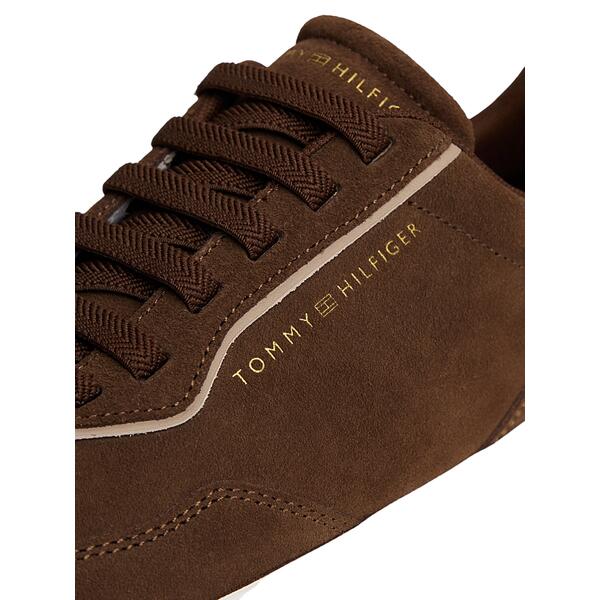 Γυναικεία Sneakers Tommy Hilfiger Casual Suede Sneaker Legacy Brown FW0FW09050-GV0