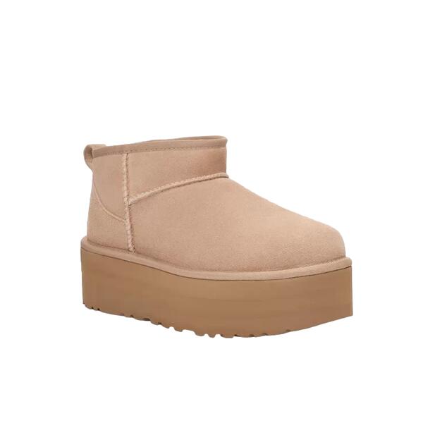 Γυναικεία Μποτάκια Ugg Classic Ultra Mini Platform Sand 1135092-SAN