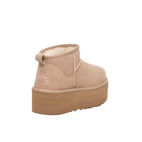 Γυναικεία Μποτάκια Ugg Classic Ultra Mini Platform Sand 1135092-SAN