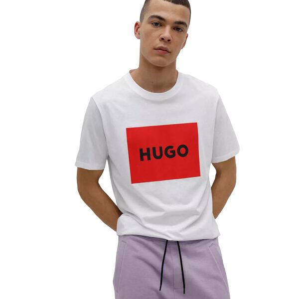 Ανδρικό T-Shirt Hugo Jersey Dulive222 White 50467952-100