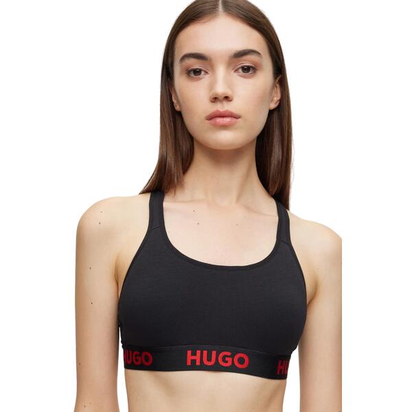 Γυναικείο Bralette Hugo Padded Sport 10241852 01 Black 50469628-001