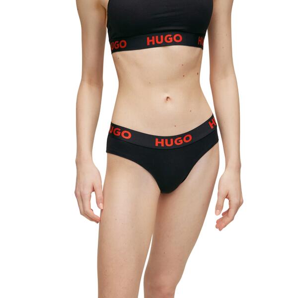 Γυναικείο Εσώρουχο Hugo Brief Sporty Logo 10241852 01 Black 50469643-001